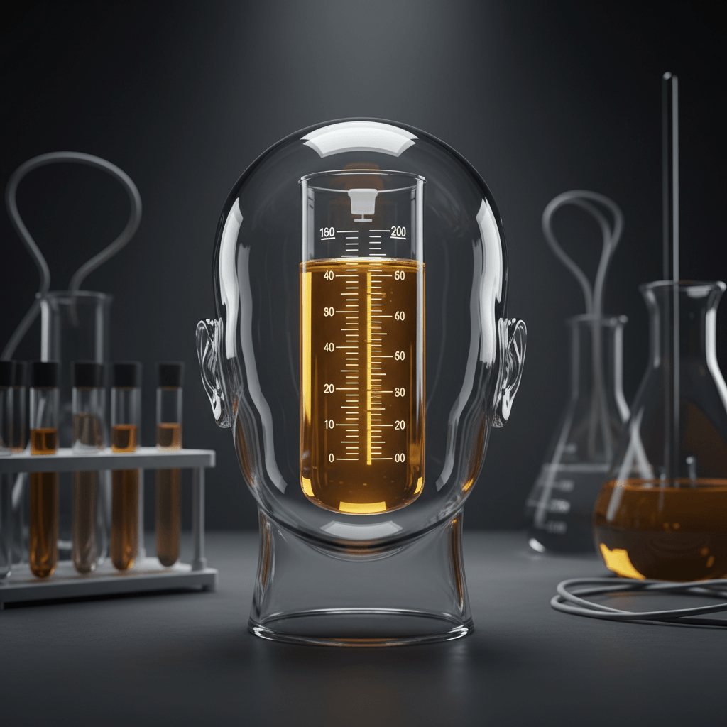 Clock and water glass representing alcohol metabolism timeline
